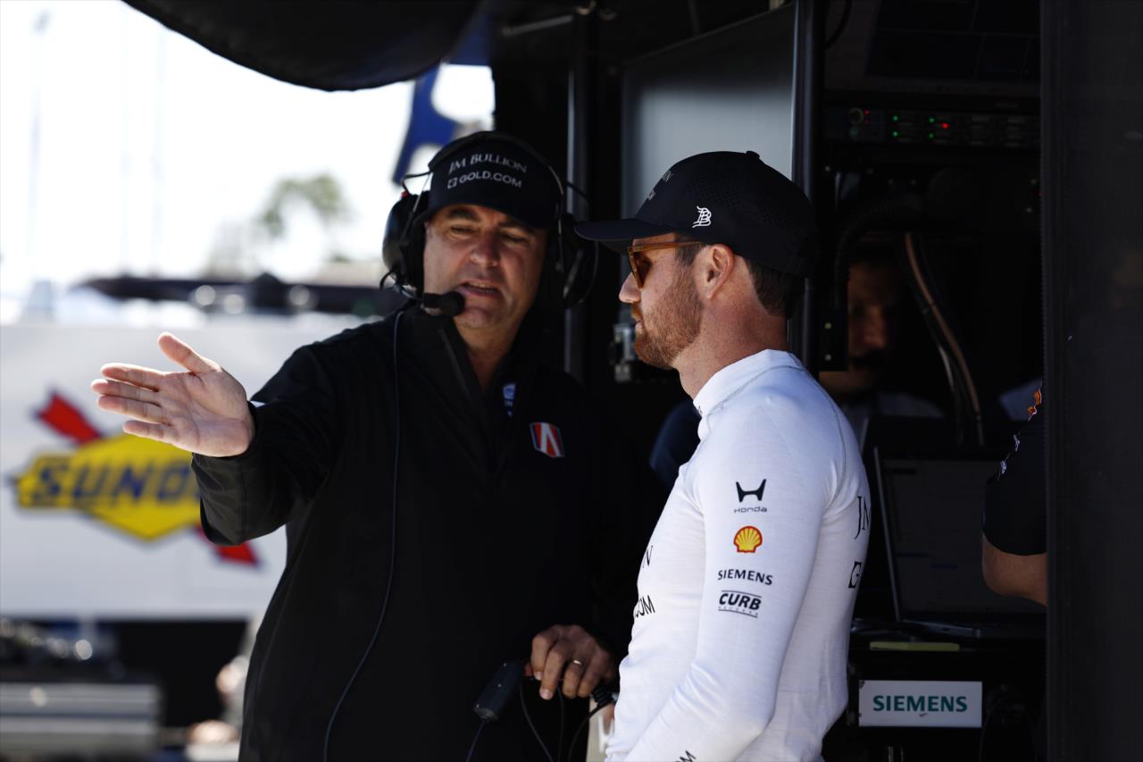 Bryan Herta and Kyle Kirkwood - Acura Grand Prix of Long Beach - By: Chris Jones -- Photo by: Chris Jones