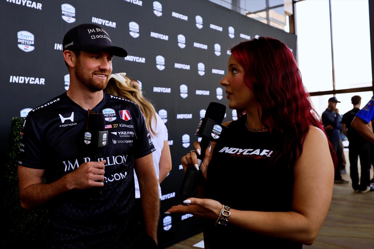 Kyle Kirkwood and Jessie Punch - Acura Grand Prix of Long Beach - By: Paul Hurley -- Photo by: Paul Hurley