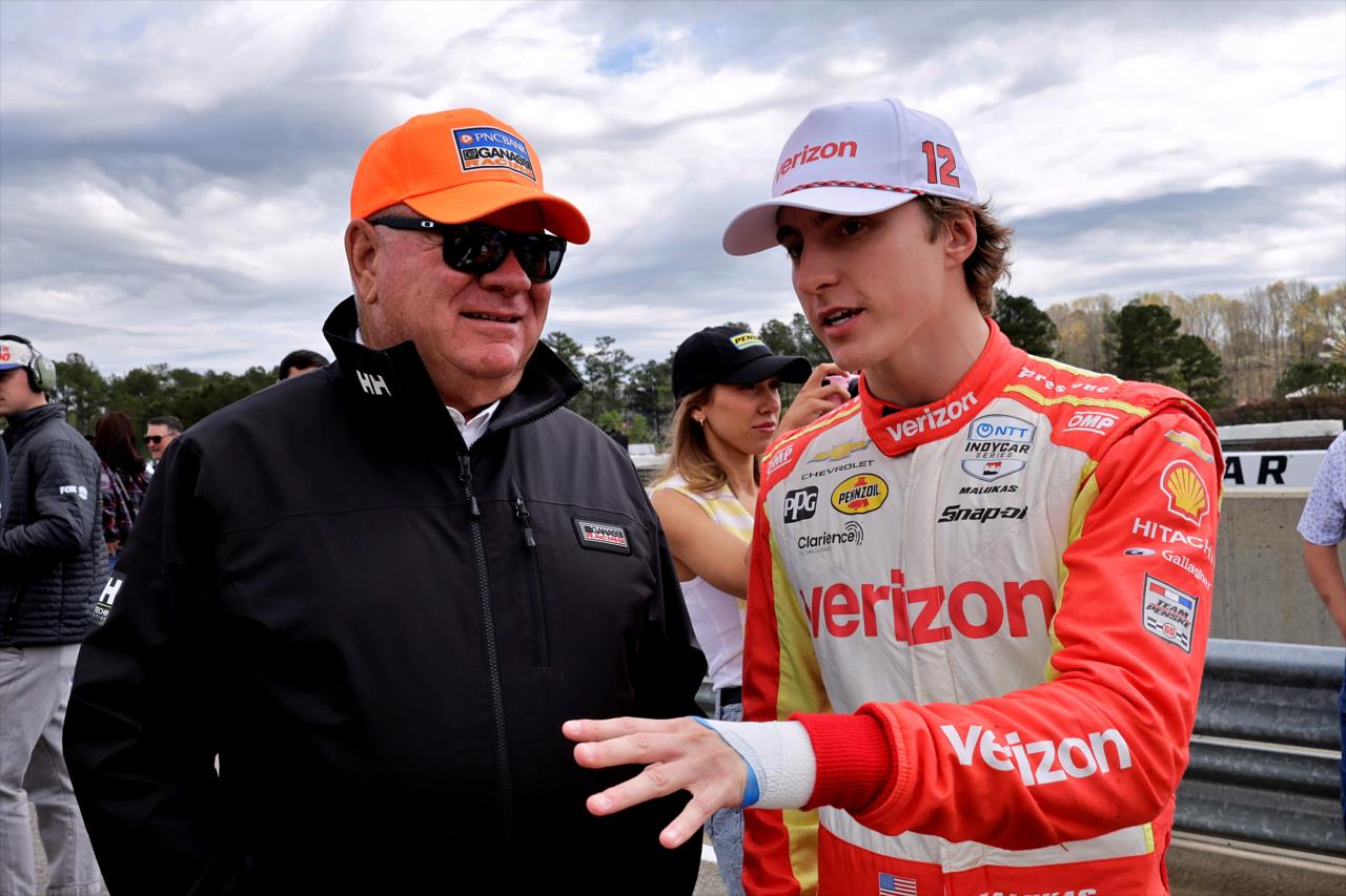 Chip Ganassi and David Malukas - Children's of Alabama Indy Grand Prix - By: Paul Hurley -- Photo by: Paul Hurley