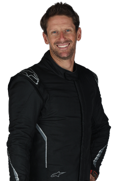 Bust of Romain Grosjean, driver of the #18
