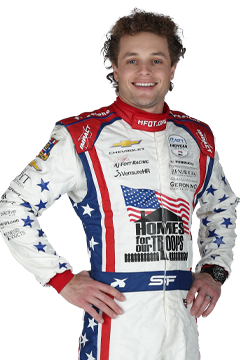 Bust of Santino Ferrucci, driver of the #14